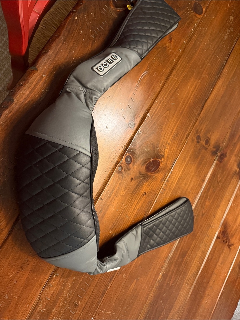Medicursor Quilted Black & Gray Neck and Shoulder Massager